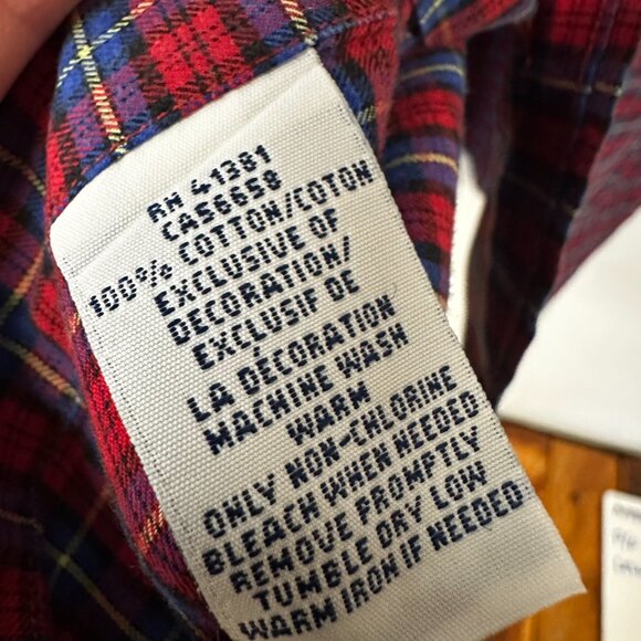Ralph Lauren Plaid Men’s Button Down XL Tall - Picture 6 of 7